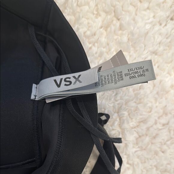 VSX Black Sports Bra NWT - Picture 2 of 7